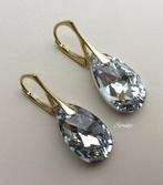 Oorbellen Swarovski kristal NIEUW goud zilver ketting parel, Met kristal, Hangers, Nieuw, Ophalen of Verzenden