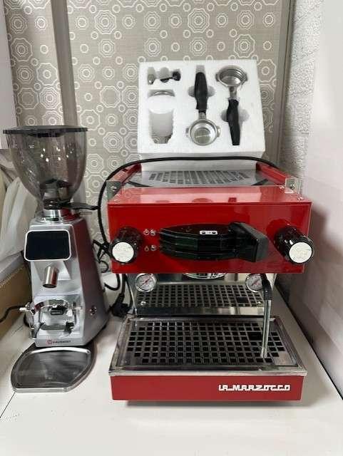 la Marzocco Linea Mini met waterbak, Witgoed en Apparatuur, Koffiezetapparaten, Zo goed als nieuw, Koffiebonen, Espresso apparaat