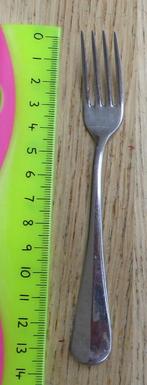 Keltum 18-10 posthoorntje gebakvorkje 13,4cm Haags lofje, Ophalen of Verzenden, Gebruikt, Rvs of Chroom, Los bestek