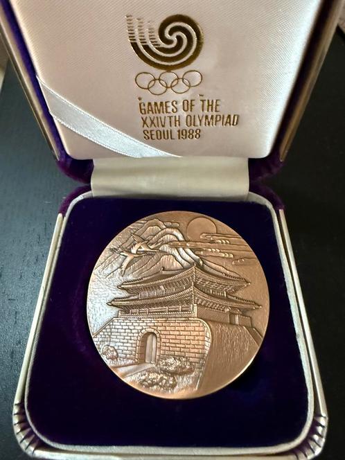 Seoul Bronze Medal 1988, Postzegels en Munten, Penningen en Medailles, Overige materialen, Ophalen of Verzenden