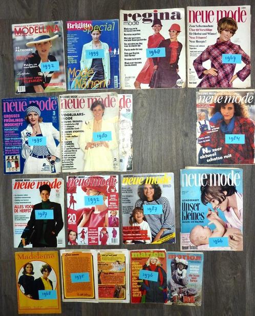 MODELLINA REGINA NEUE MODE MADELEINE MARION e.a.bladen(retro, Hobby en Vrije tijd, Kledingpatronen, Zo goed als nieuw, Vrouw, Overige merken