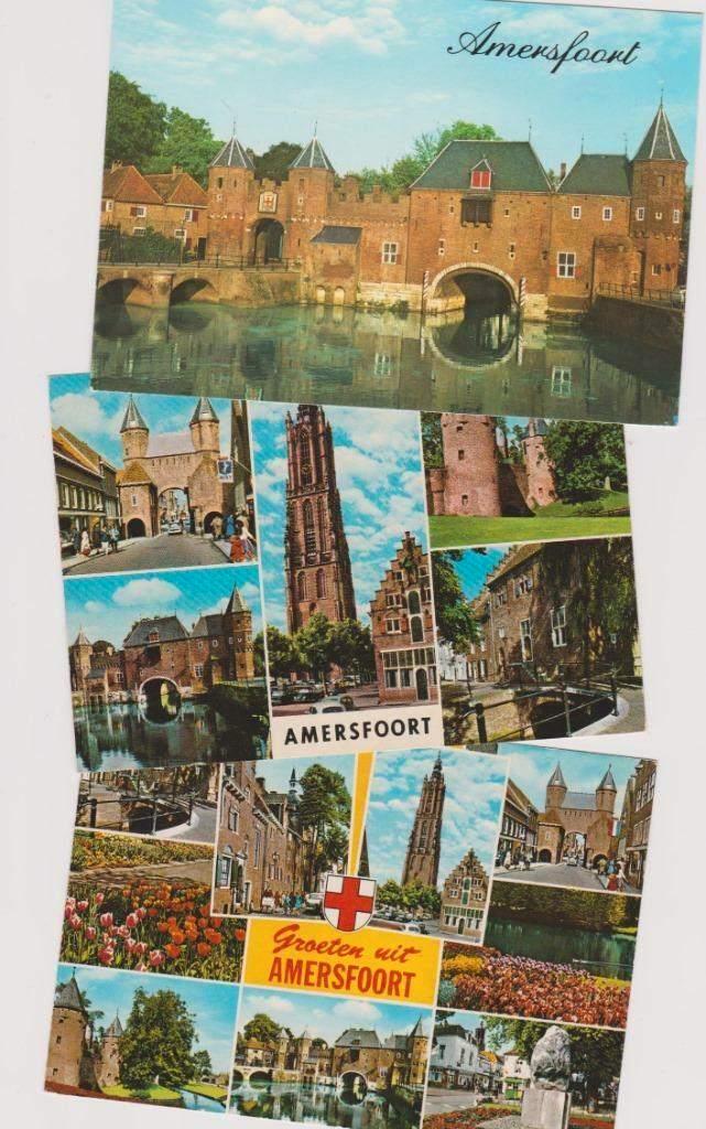 Ansichtkaarten Amersfoort, Verzamelen, Ansichtkaarten | Nederland, Gelopen, Utrecht, Ophalen of Verzenden