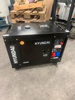 Hyundai diesel aggregaat 8.1kva, Doe-het-zelf en Verbouw, Aggregaten, Ophalen, Zo goed als nieuw, Dieselolie