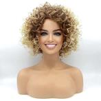 Nonchalante pruik haar kort met spiraalkrullen, Verzenden, Nieuw, Pruik of Haarverlenging
