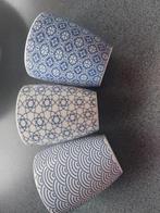 3 Tokyo Design mokken met blauwe patronen, Huis en Inrichting, Keuken | Servies, Ophalen, Zo goed als nieuw