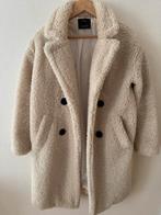 Creme witte teddy bont jas voor dames, Overige kleuren, Zo goed als nieuw, Maat 36 (S), Bershka
