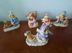Cherished Teddies Beeldjes - Winter Set van 5, Ophalen of Verzenden, Gebruikt, Beeldje, Cherished Teddies