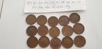 3119 nederland 1 cent setje 5, Postzegels en Munten, Munten | Nederland, Verzenden