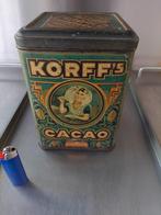 Oud Korff's Cacao blik, Verzamelen, Blikken, Ophalen of Verzenden, Gebruikt, Overige, Overige merken