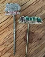 2X Vintage speldjes Marklin, ander trein speldje uit ‘50/60, Verzamelen, Speldjes, Pins en Buttons, Ophalen of Verzenden, Gebruikt