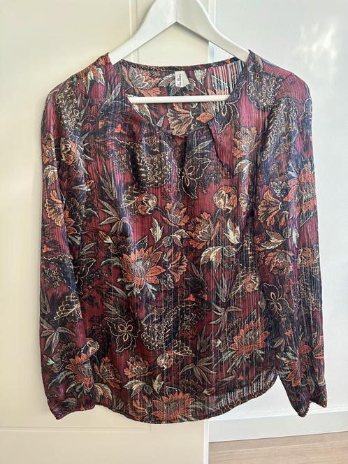 Paarse dames blouse Miss Etam, maat S / 36, Kleding | Dames, Blouses en Tunieken, Zo goed als nieuw, Maat 36 (S), Paars, Ophalen of Verzenden
