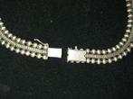 Prachtige hals ketting van oud zilver ca. 1930., Antiek en Kunst, Antiek | Goud en Zilver, Ophalen of Verzenden, Zilver