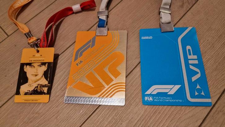 F1 VIP Passen Zandvoort 2023, Monaco 2018, Monza 2018, Verzamelen, Automerken, Motoren en Formule 1, Gebruikt, Formule 1, Ophalen of Verzenden