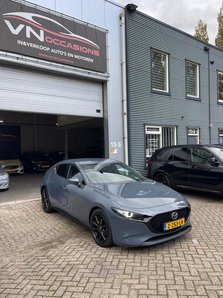 Mazda 3 2.0 e-SkyActiv-X M Hybrid 180 PK AUTOMAAT LED HUD, Auto's, Mazda, Bedrijf, Te koop, ABS, Achteruitrijcamera, Adaptive Cruise Control