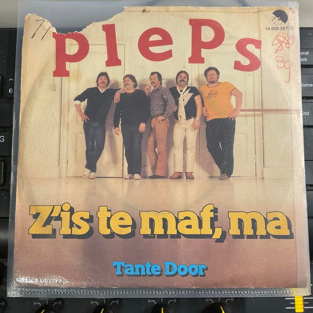 Pleps - Z'is te maf, ma - Tante Door (Vinyl Single), Cd's en Dvd's, Gebruikt, 7 inch, Single, Ophalen of Verzenden
