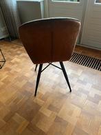 Eetkamerstoelen - 6 stuks, Huis en Inrichting, Stoelen, Ophalen, Gebruikt, Bruin, Stof