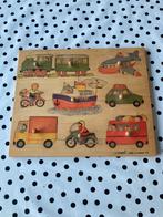 Noppenpuzzel van hout verkeer Simplex, Ophalen of Verzenden, Minder dan 10 stukjes, Van hout