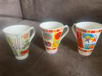 3 Porseleinen Bekers/Kopjes Roy Kirkham., Huis en Inrichting, Keuken | Servies, Ophalen of Verzenden, Zo goed als nieuw, Overige stijlen
