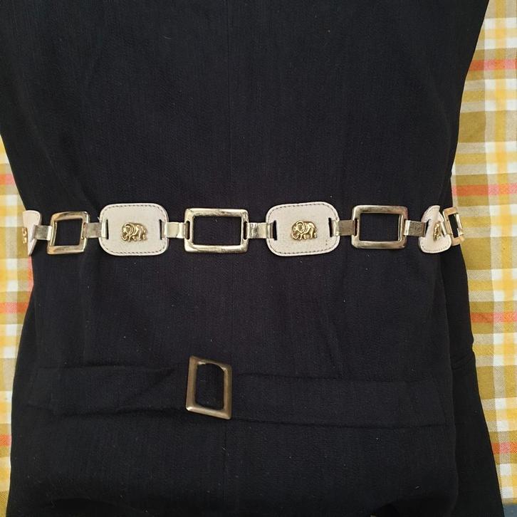 Vintage leren riemen jaren 80/90 - Diverse modellen € 9,-, Kleding | Dames, Riemen en Ceinturen, Nieuw, Tailleriem, 90 tot 100 cm