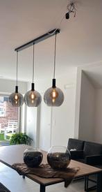 Hotelchique eetkamerlamp incl lichtbron smoke glass, Huis en Inrichting, Ophalen, 50 tot 75 cm, Glas, Hotel chique
