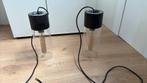 Moderne Hanglamp met Glazen Cilinder, Ophalen, Gebruikt, Glas, Minder dan 50 cm