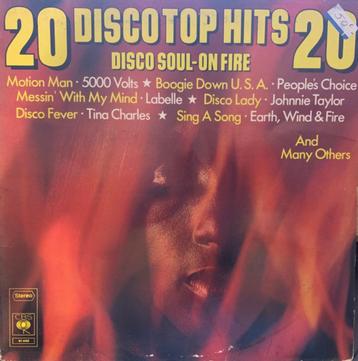 LP Disco Soul – On Fire (20 Disco Top Hits)uitstekend als nw