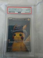 PIKACHU VAN GOGH GREY FELT HAT PSA 10  "NIEUW", Ophalen of Verzenden, Nieuw, Losse kaart