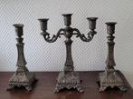 Vintage Kandelaars Set van 3, Ophalen of Verzenden