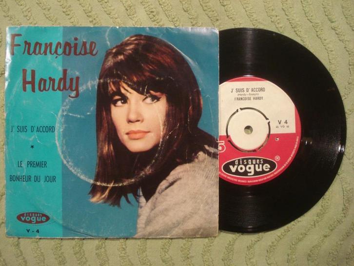Françoise Hardy 7" Single: 'J’suis d’accord' (Griekenland), Cd's en Dvd's, Vinyl Singles, Single, Pop, 7 inch, Ophalen of Verzenden