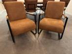 Henders & Hazel fauteuils - set, Huis en Inrichting, Stoelen, Ophalen, Twee, Bruin, Zo goed als nieuw