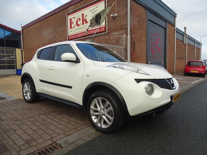 Nissan Juke 1.6 Acenta (bj 2012), Auto's, Nissan, Te koop, Juke, ABS, Achteruitrijcamera, Airbags, Airconditioning, Alarm, Bluetooth