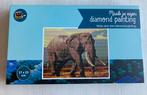 Nieuw diamond painting olifant 27x25 cm, Ophalen of Verzenden, Zo goed als nieuw, Knutselwerk