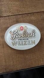 Taplens grolsch premium weizen, Ophalen of Verzenden, Nieuw, Reclamebord, Plaat of Schild, Grolsch