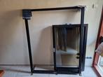 Aluminium schuif raam met glas Hoogte 1.25  Breedte 1.52 mt, Doe-het-zelf en Verbouw, Glas en Ramen, Ophalen, Gevelraam of Ruit