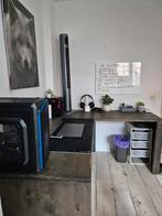 Mooi groot houten hoekburea (demontabel), Huis en Inrichting, Ophalen, In hoogte verstelbaar, Gebruikt