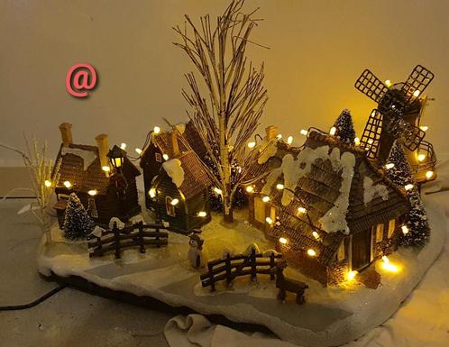 Typisch Hollands Kerstdorp landelijk molen mill boerderij, Diversen, Kerst, Zo goed als nieuw, Ophalen of Verzenden