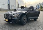 Mercedes GT-R AMG zwart 12V RC / Leder / Rubberban, MP3 AUX, Ophalen of Verzenden, Nieuw, Overige typen