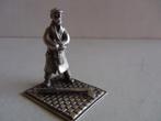 Miniatuur zilver EK38 man + hakbijl zilveren miniaturen, Antiek en Kunst, Zilver, Verzenden