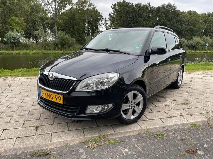Skoda Fabia 1.2 TSI 63KW Combi 2013 Zwart, Auto's, Skoda, Particulier, Fabia, Benzine, B, Stationwagon, Handgeschakeld, Origineel Nederlands