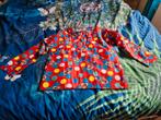 Rood shirt / blouse met gezichten van clown 152, Ophalen of Verzenden, Zo goed als nieuw, 146 t/m 152, Jongen