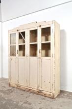 Vintage vitrinekast buffetkast servieskast teak jaren 50, Ophalen of Verzenden, Gebruikt