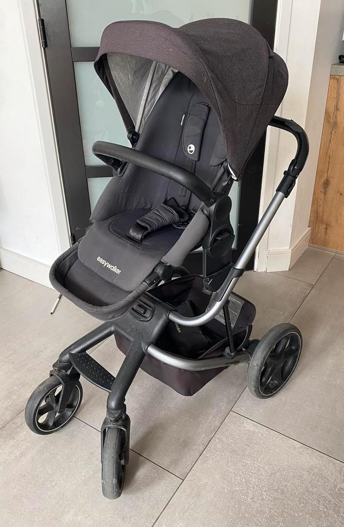 Easy Walker Harvey 2, Kinderen en Baby's, Buggy's, Gebruikt, Overige merken, Duomodel, Regenhoes, Verstelbare rugleuning, Voetenzak