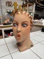 Gipsen buste etalage hoofd, Ophalen, Gebruikt, Mens