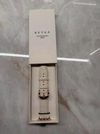Burga Lederen Horlogeband apple watch - Nieuw in Doos, Ophalen of Verzenden, Nieuw, Wit, Leer