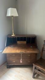 Antiek bureau met stoel omstreeks 1880, Ophalen of Verzenden, Zo goed als nieuw
