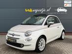 Fiat 500 C 0.9 TwinAir Turbo 60th Anniversary Cabrio *uniek!, Gebruikt, Overige kleuren, Cabriolet, Leder