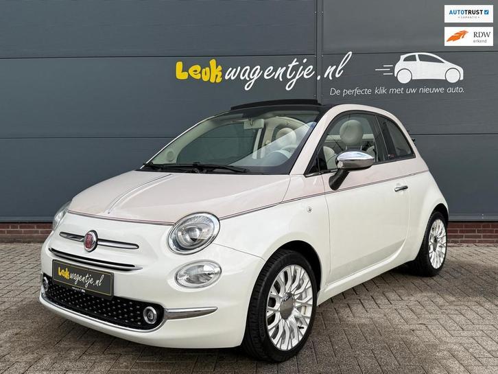 Fiat 500 C 0.9 TwinAir Turbo 60th Anniversary Cabrio *uniek!, Auto's, Fiat, Bedrijf, Te koop, 500C, ABS, Airbags, Airconditioning