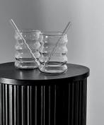 Set van 4 Westwing Bubble glazen Japandi Minimalistisch H&m, Ophalen of Verzenden