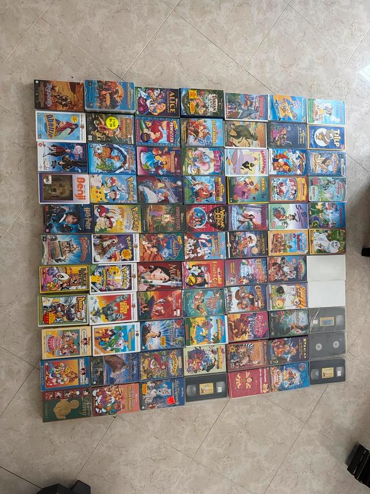 Grote VHS Collectie - Disney, Pokémon, Kinderfilms, Cd's en Dvd's, VHS | Film, Gebruikt, Overige genres, Alle leeftijden, Ophalen of Verzenden
