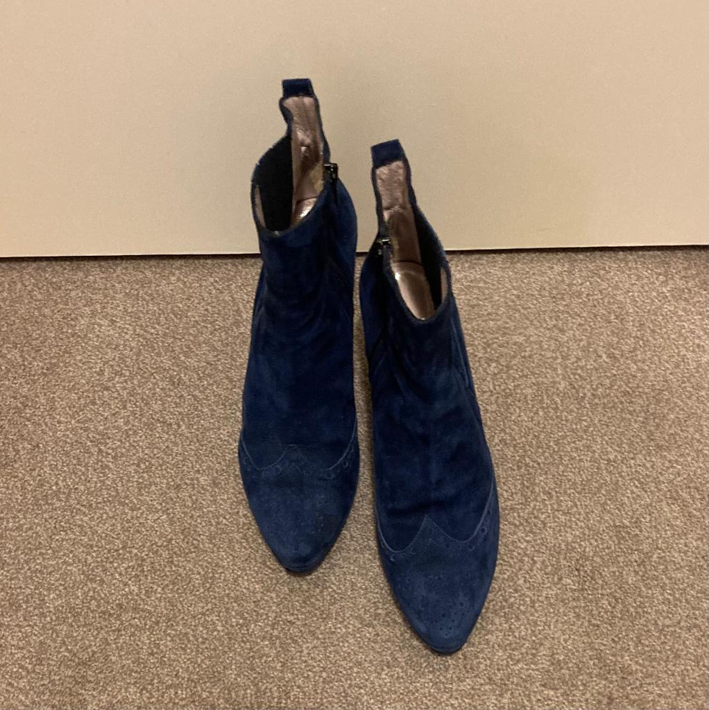 Enkellaarsjes van Lilian, Blauw, Lilian, Lage of Enkellaarzen, Ophalen of Verzenden